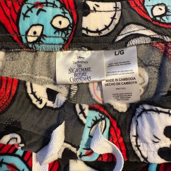 Adult Nightmare before Christmas Pajamas pants - Picture 2 of 3